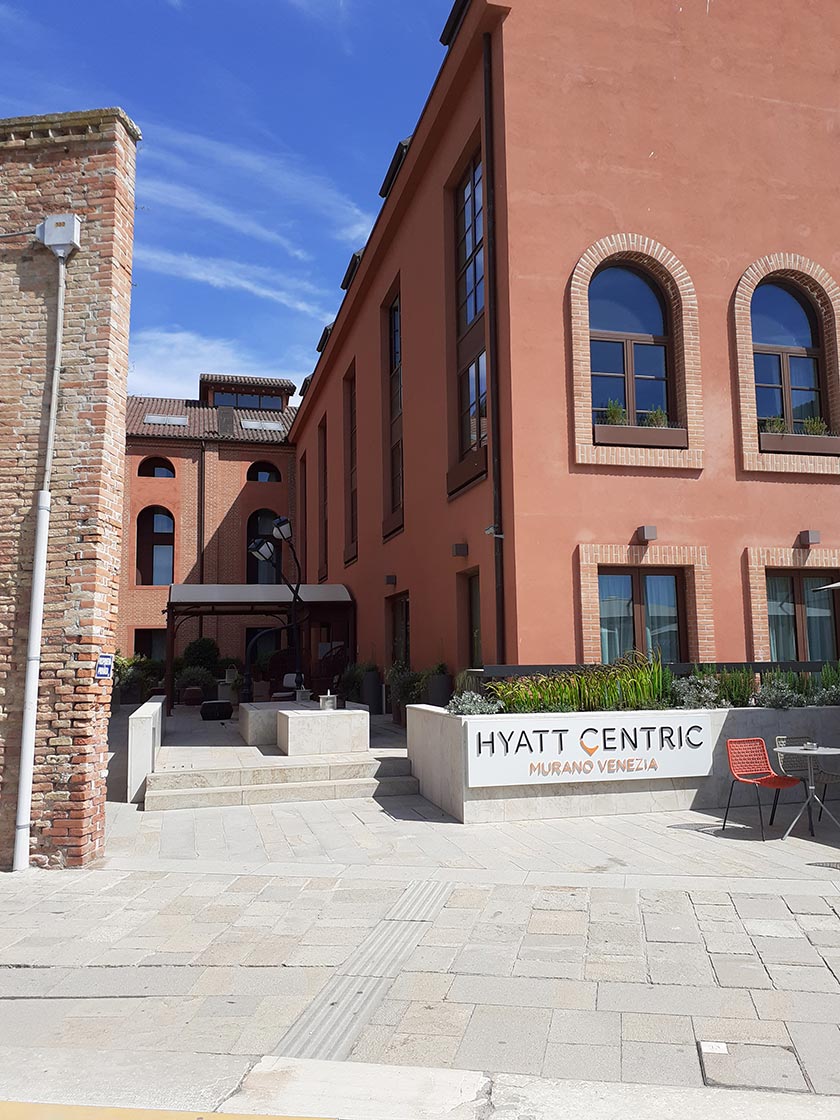 Ehemalige Conterie (jetzt Hotel Hyatt Centro) in Murano