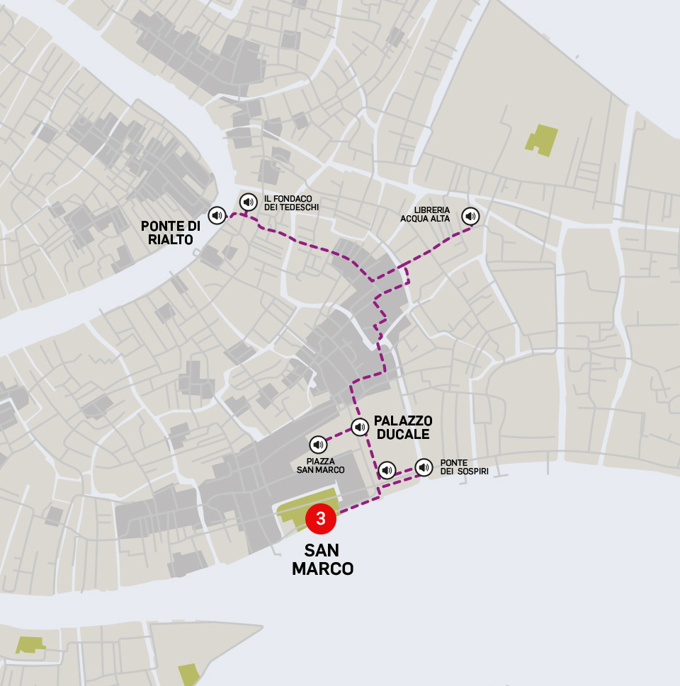 Karte Venedig Unübersehbare Kurztour